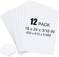 ToLanbbt 12 Pack White Foam Board, Displaying by ToLanbbt