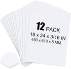 ToLanbbt 12 Pack White Foam Board, Displaying by ToLanbbt