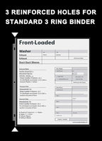 Clear Sheet Protectors for 3 Ring Binder, 500 Pack Plastic Sleeves for Paper - Image 2