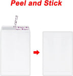 Bonfasvo 300 Pack 9x12 White Catalog Envelopes Peel & Seal Security Mailing - Image 3