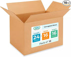 Extra Large Shipping & Moving Boxes 24x16x16 inches by IDLPackaging