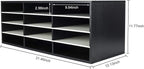 PAG Mail Sorter, Wood Countertop Literature Organizer, Student Mailbox - Image 5