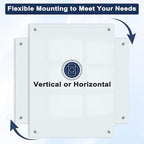 Magnetic Glass Whiteboard for Wall, Large Frameless White Board for Home and - Image 6
