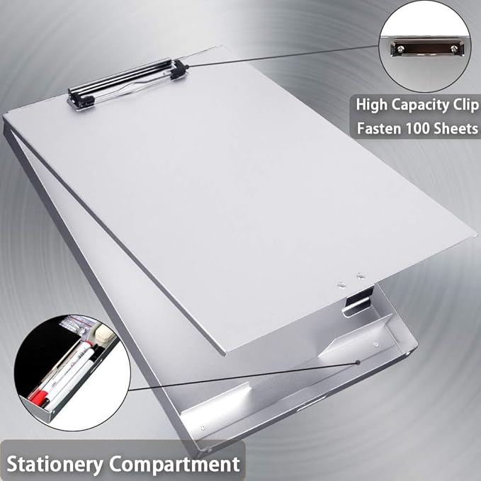 ROCOFF Metal Clipboard with Storage - Image 2