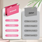 ANSOOK Legal Size Hanging File Folders Extra Capacity, Heavy Duty 3 Inch - Image 3