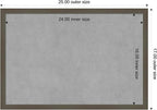 Amanti Art Grey Framed Magnetic Board 17x25 Medium Vision Board - Image 4