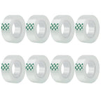 JACMD 8 Rolls Clear Tape, Transparent Tape Refills, Gift Wrap Tape 3/4 * 1000 by JACMD