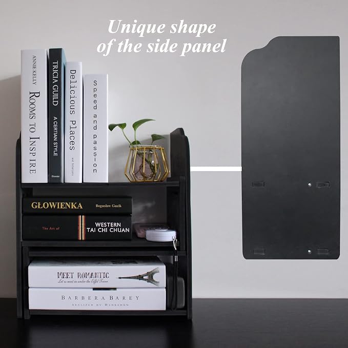 YGYQZ Adjustable PVC Desktop Organizer Storage Rack - Image 5