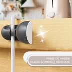 USB Cable Organizer Clips Cord Holder, 8 Packs White Self Adhesive Desk Cord - Image 5