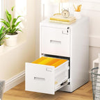 INTERGREAT 2 Drawers File Cabinet - Image 2