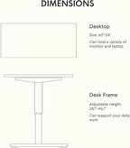 FLEXISPOT EN1 One-Piece Standing Desk - Image 6
