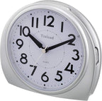Tinload 5.5" Large Analog Alarm Clock Silent Non Ticking, Gentle Wake, Beep - Image 5