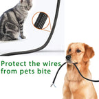 2pcs 5ft-3/4inch Black/White Cable Sleeve - Image 6