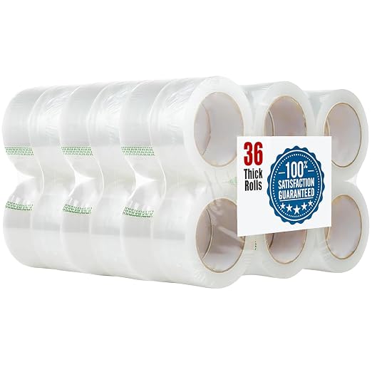 2 Inch x 110 Yards Packing Tape（36 Rolls）, Strong Adhesive by Unknown