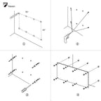 TOWON 8 x 4ft Glass Whiteboard Wall, Big Glass Dry Erase Board - Image 4
