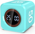 Digital Pomodoro Timer Cube 5/10/25/50min, Visual Productivity Flip Timer by COWVTUJ