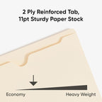 Smead File Jackets, Reinforced Straight-Cut Tabs, Letter Size - Image 4