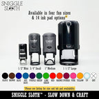 Thank You in Heart Self-Inking Rubber Stamp - Image 3