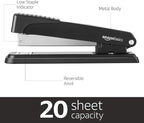 Amazon Basics Desktop Stapler, Full-Strip, 20 Sheet Capacity - Image 2