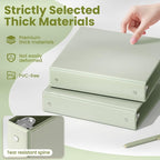 SUNEE 3 Ring Binder 1.5 Inch 1 Pack, Sage Green - Image 4
