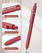 STAGEEK Red Gel Pens, Fine Point Retractable Smooth Writing Pens - Image 6