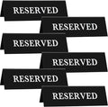 6 Pieces Plastic Reserved Table Sign Table Tent Wedding Guest Reservation Seat by Maitys