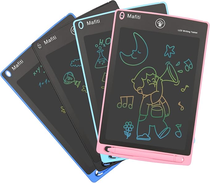 LCD Writing Tablet 8.5 Inch 4 Pack Electronic Writing Drawing Pads Doodle Board - Image 2