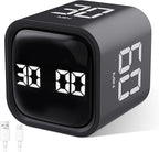 GuDoQi Multi-Function Cube Timer, 5/10/30/60 Min & Custom Count Down, Included by GuDoQi