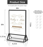 PPH-Sisy Acrylic Sign Holder 4x6 Display Stand, Acrylic Frames - Image 2