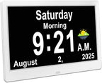 SSYA Dementia Clocks with Day and Date by SSYA