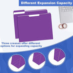 File Folder, HERKKA 30 Pack 1/3 Cut Tab File Folders, File Folders Great - Image 4