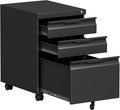 Bestoo 3-Drawer Mobile File Cabinet by Bestoo