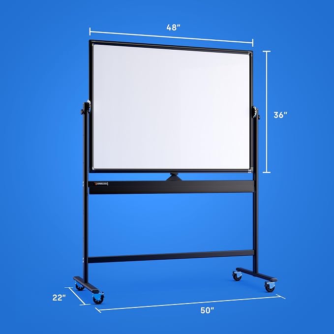 Rolling Dry Erase Board 48 x 36 - Image 9