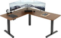 VIVO Electric Corner 63 x 55 inch L-Shaped Standing Desk, Memory Height by VIVO