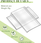 72 Pieces Clear Plastic Adhesive Shelf Tag & Price Label Holders - Image 4