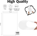 100 Sheets White Blank Cover Stock 11x17 Thick Card Stock, Goefun 80lb - Image 2
