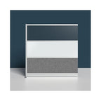 LUXOR MW-5348-XWCGWG Modular Wall Room Divider System - Image 3