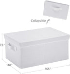 HOONEX Storage Bins with Lids for Organizing, Storage Boxes with 2 Carrying - Image 7