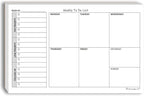 Weekly TO DO List Notepads Task Pad Planner w/Daily Checklist, Priority ToDo & - Image 8