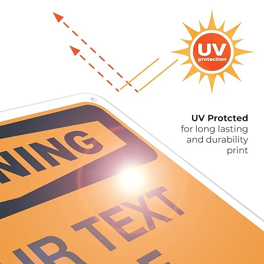 Custom Warning Sign, OSHA Sign, 10x7 Inches, Rust Free .040 Aluminum, Fade - Image 7