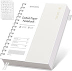 EMSHOI Spiral Notebook Bullet Dotted journal, A5 Dotted Grid Notebook by EMSHOI