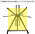 MEEDEN Tabletop Easels, Metal Easel Stand - Image 4