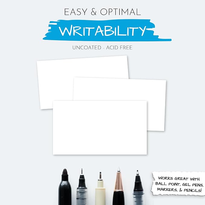 Home Advantage 5x7 Blank Index Cards - Image 6