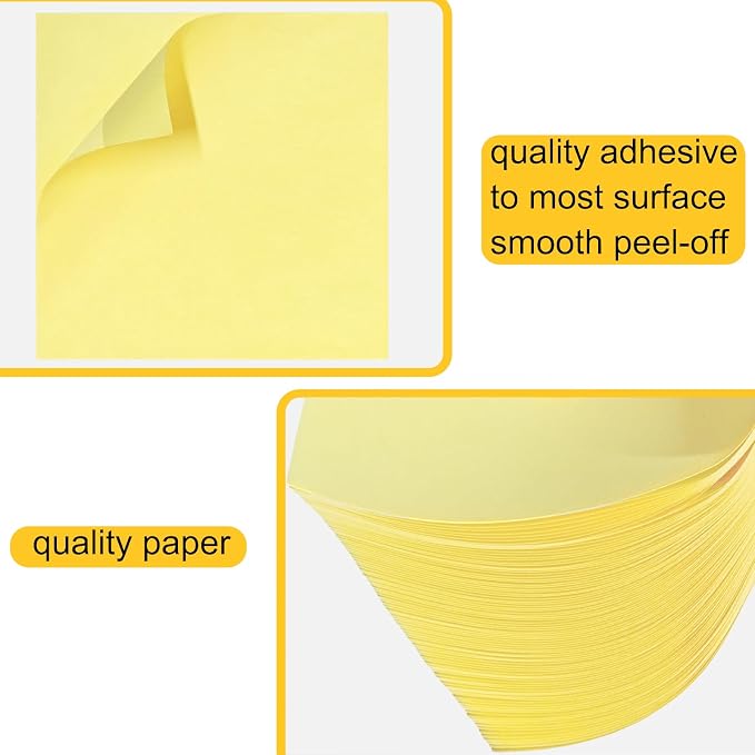 48 Pack 2400 Sheets Sticky Notes 3x3, 8 Colors Sticky Note Pads, Colored Sticky - Image 3