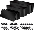 Cable Organizer Box Set of Three, Power Cover Cord Holder Surge Protector by Unknown