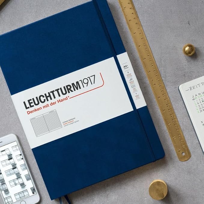 Leuchtturm1917 Hardcover Dotted Master Slim Notebook - Image 2