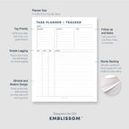 Task Planner & Tracker 8.5 x 11 Tear-Off 70 Sheet Planner Pad – Project - Image 5