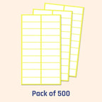 500 Pack, 1.5" x 0.5" - Image 3