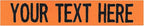 Custom Uniform Name Tapes Solid Colors. Made in The U.S.A. Ships Under 24 by NORTHERNSAFARI