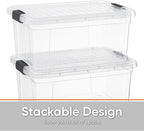 Superio Clear Storage Bins - Image 3
